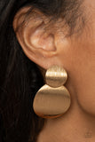 Here Today, GONG Tomorrow - Gold Post Earring