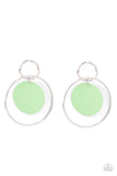 POP, Look, and Listen - Green Post Earring
