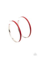 Fearless Flavor - Red Hoop Earring