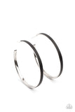Fearless Flavor - Black Hoop Earring