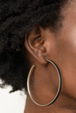 Fearless Flavor - Black Hoop Earring