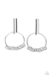 Set Into Motion - Silver Post Earring