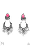 Summery Gardens - Pink Clip-on Earring