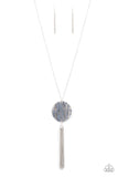 Up FAUX Grabs - Silver Necklace