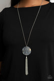 Up FAUX Grabs - Silver Necklace