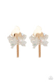 Harmonically Holographic - Gold Post Earring