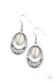 Serene Shimmer - White Earring