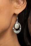 Serene Shimmer - White Earring