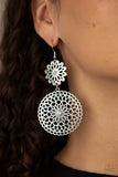 Garden Mantra - White Earring