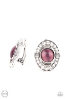 GLOW of Force - Purple Clip-on Earring