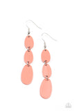 Rainbow Drops - Orange Earring