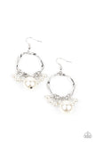 Delectably Diva - White Earring