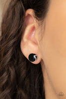 Modest Motivation - Black Post Earring