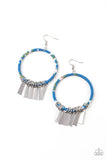 Garden Chimes - Blue Earring