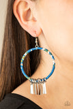 Garden Chimes - Blue Earring
