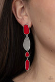 Deco By Design - Red Post Earring