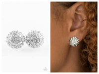 Wicked Glow - White Post Earring