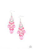 Paid Vacation - Pink Earring