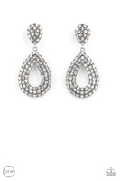 Pack In The Pizzazz - White Clip-on Earring