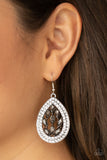 Encased Elegance - Silver Earring