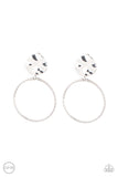 Undeniably Urban - Silver Clip-on Earring