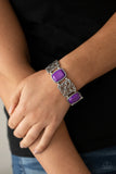 Colorful Coronation - Purple Bracelet