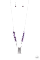 With Your ART and Soul - Purple Necklace