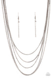 Dangerously Demure - Black Necklace
