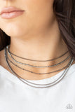Dangerously Demure - Black Necklace
