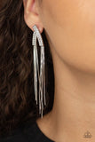 It Takes Two To TASSEL - White Post Earring