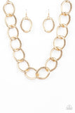 Industrial Intimidation - Gold Necklace