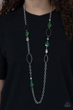 SHEER As Fate - Green Necklace