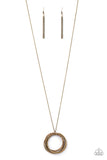 Harmonic Halos - Brass Necklace