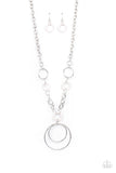 HOOP du Jour - White Necklace