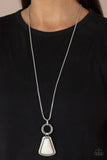 Stone Prairies - White Necklace