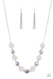 Refined Reflections - Purple Necklace