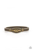 Locked in Luster - Brass Bracelet
