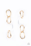 Talk In Circles - Gold Post Earring