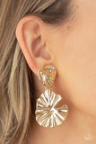 Empress Of The Amazon - Gold Clip-on Earring