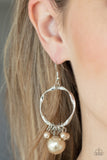 Delectably Diva - Brown Earring