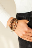 Run The Rapids - Brown Bracelet