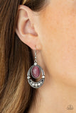 Serene Shimmer - Purple Earring
