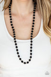 Nautical Novelty - Black Necklace
