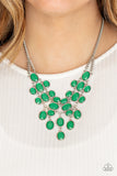 Serene Gleam - Green Necklace