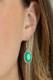 Serene Gleam - Green Necklace