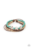 Raffia Remix - Blue Bracelet