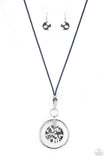 CORD-inated Effort - Blue Necklace
