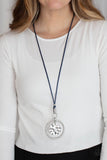 CORD-inated Effort - Blue Necklace
