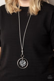 CORD-inated Effort - Silver Necklace