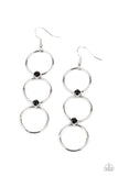 Refined Society - Black Earring